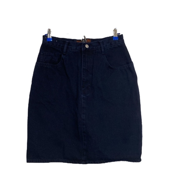 Jordache Dresses & Skirts - Vintage Denim‎ Skirt Size 13/14 Juniors Jeanjer Jeans by Jordache Classic 80s